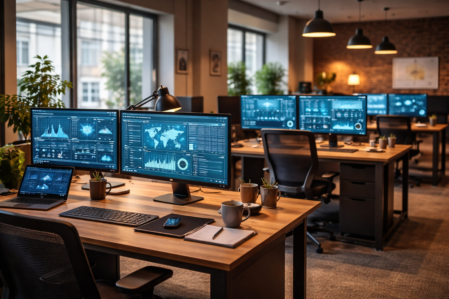 Symbolbild: Großraumbüro